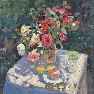 张华清 静物 90×90cm